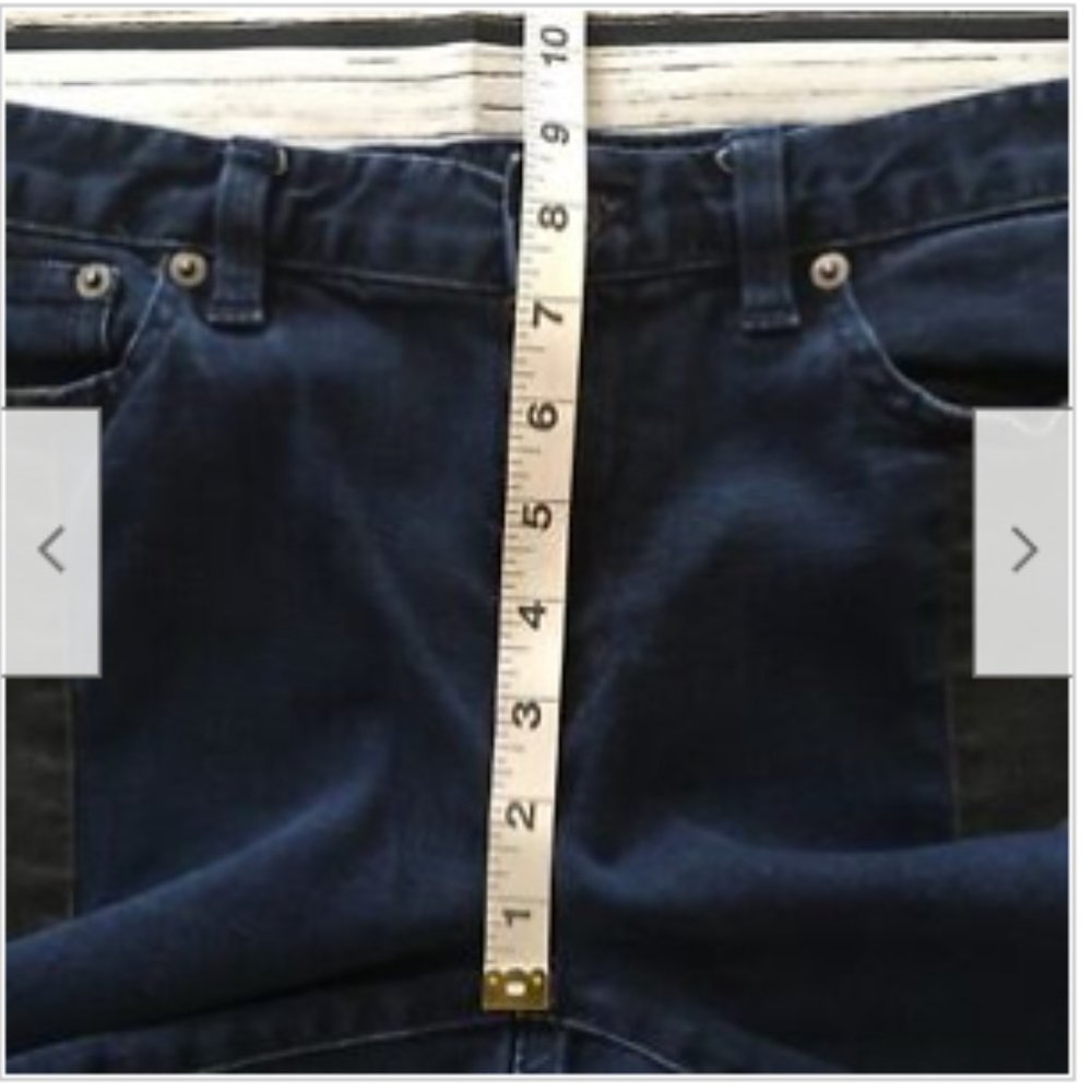 J. CREW Mid Rise Toothpick Skinny Jeans Pants Blocked Indigo - Picture 7 of 8